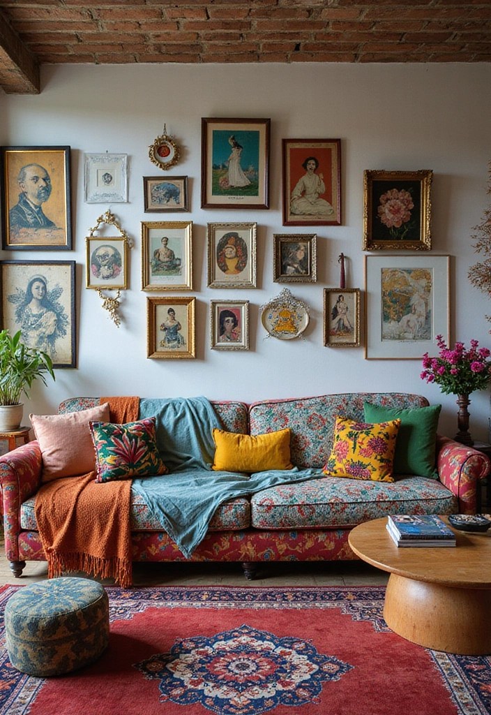 25 Stunning Living Room Ideas That'll Make You Want to Redecorate Right Now! - 11. Artful Expression